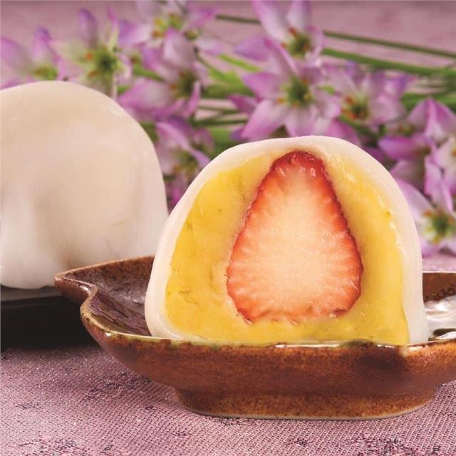 草莓綠豆大福(6入),花見小露